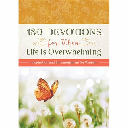 BARBOUR PUBLISHING Barbour Publishing  180 Devotions for When Life is Overwhelming Book 222265